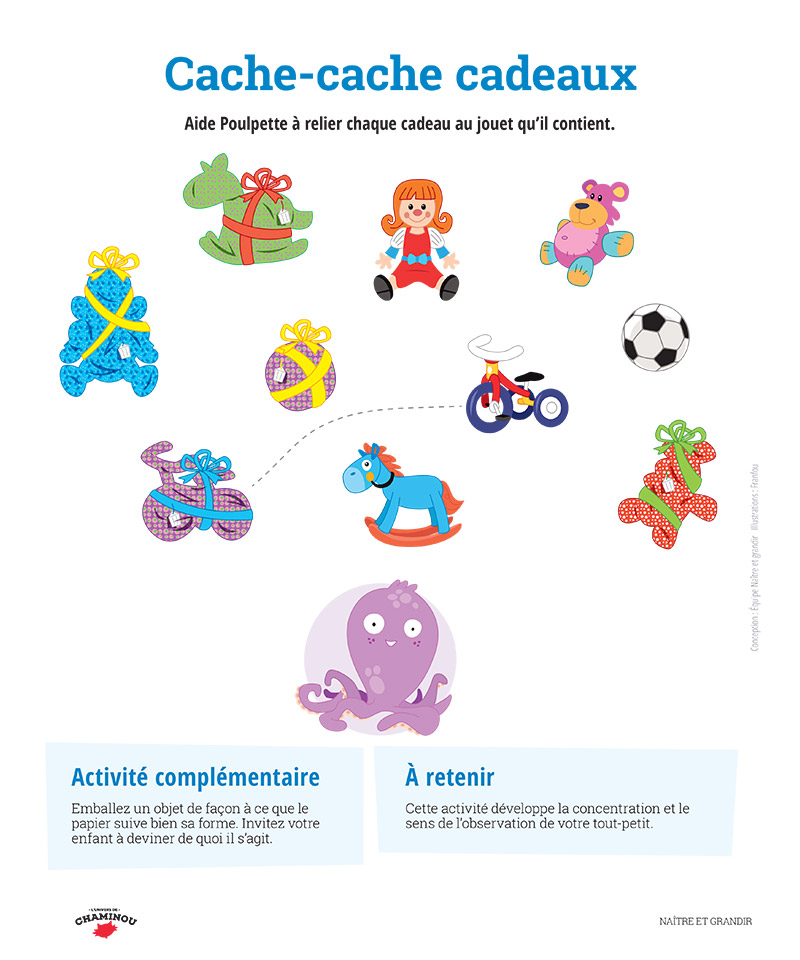 Cache-cache cadeaux!