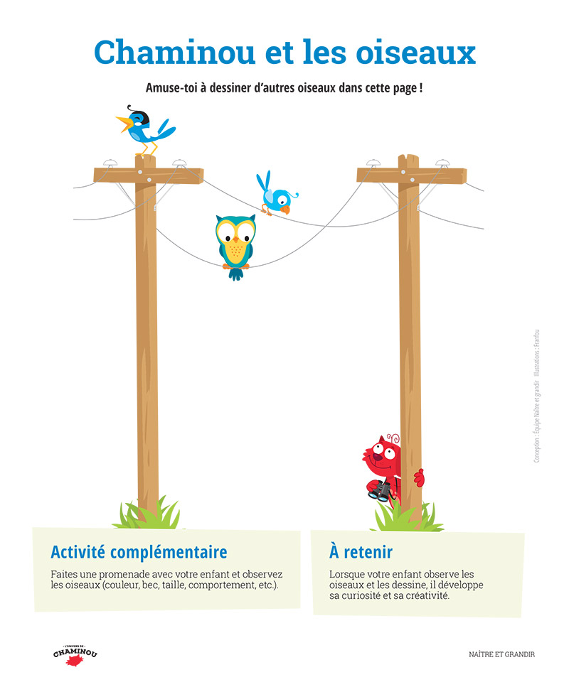 Chaminou et les oiseaux