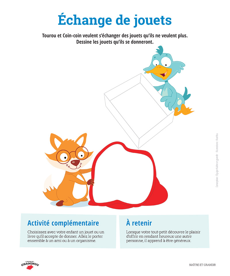 Échange de jouets