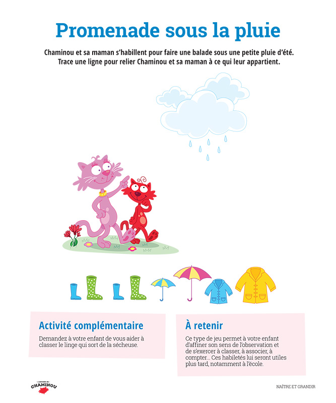 Promenade sous la pluie
