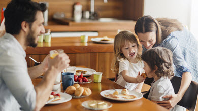 Repas : l’attitude des parents est importante