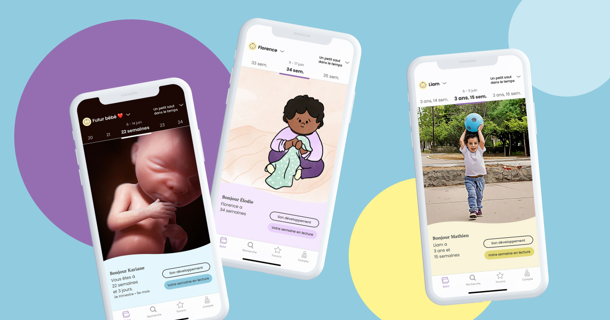 Votre enfant grandit, notre application aussi!