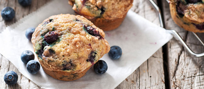 Muffins-surprises aux bleuets