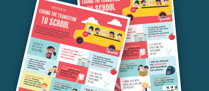 Kindergarten: Easing the transition to school