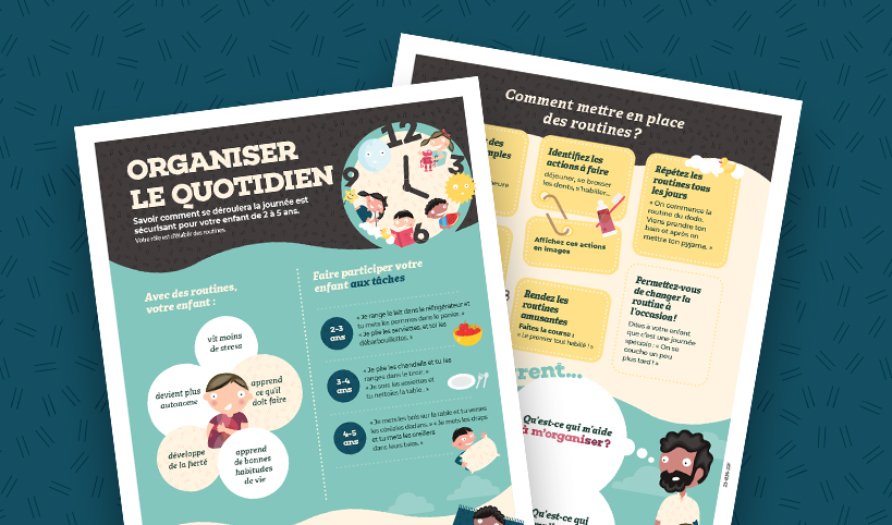 Organiser le quotidien: votre rôle comme parent