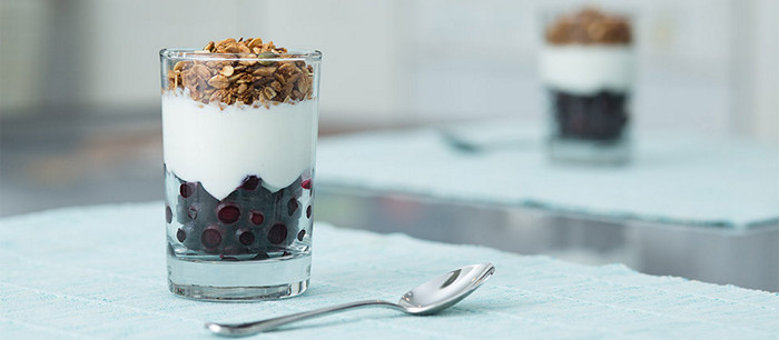 Parfait aux bleuets