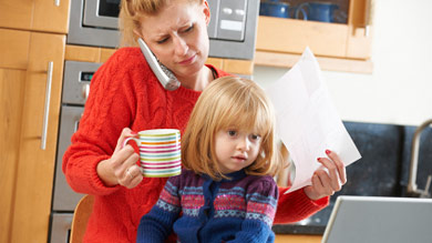 Qu'est-ce qui stresse le plus  les mamans?