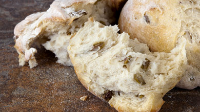 Petits pains aux olives