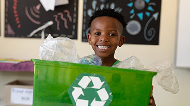 Recycler et récupérer pour s'amuser