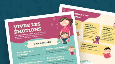Les émotions: votre rôle comme parent