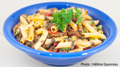 Penne aux légumes
