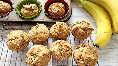 Muffins aux bananes