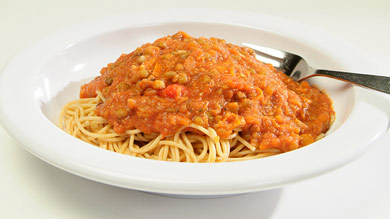 Sauce aux lentilles