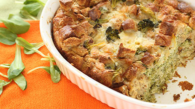 Strata au brocoli