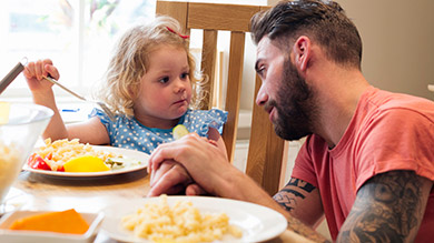 Parents séparés: le défi des repas