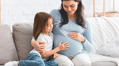 La réaction de mes filles à ma 4e grossesse