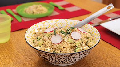 Salade-repas printanière
