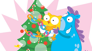 Une guirlande de Noël
