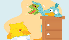 La grenouille marionnette