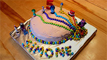 Quand le temps manque pour le gâteau d'anniversaire...